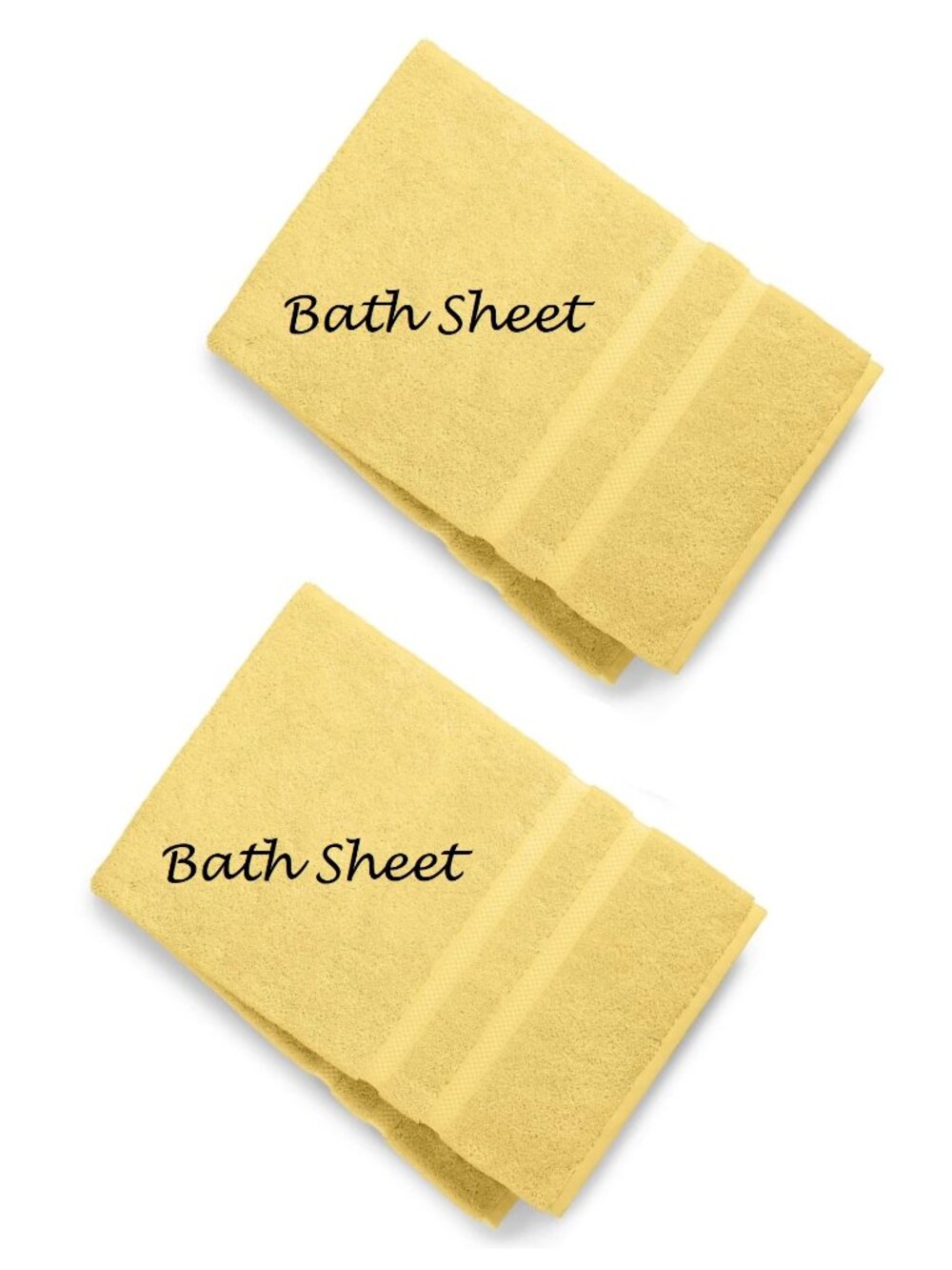 2 new LEMON CITRUS Charter Club Elite 100% Hygro Cotton 33x64 inch BATH …